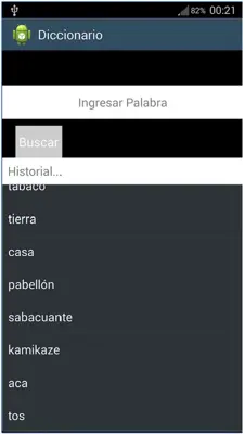 Diccionario Offline2 android App screenshot 0