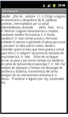 Diccionario Offline2 android App screenshot 1